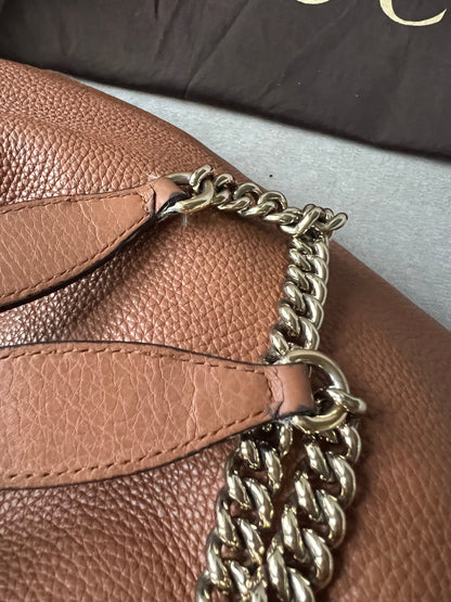 Gucci Caramel Soho Chain Tote