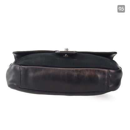 Chanel CC Choco Bar Suede & Leather Flap Bag Suede Shoulder Bag in New Condition