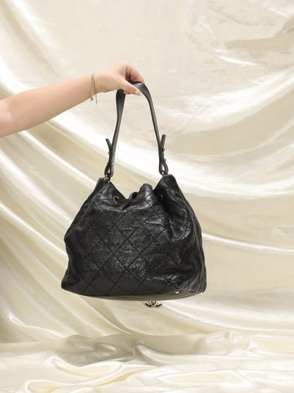 Chanel Caviar Quilted Bucket Bag