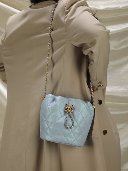Chanel 2021 Iridescent Bucket Bag