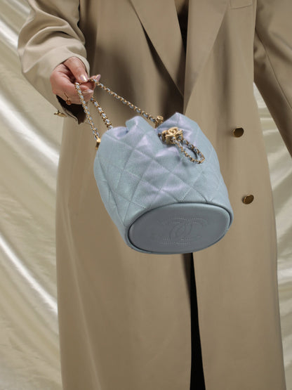 Chanel 2021 Iridescent Bucket Bag