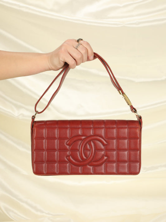 Chanel Burgundy Chocolate Bar