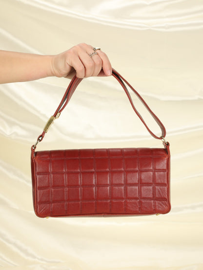 Chanel Burgundy Chocolate Bar