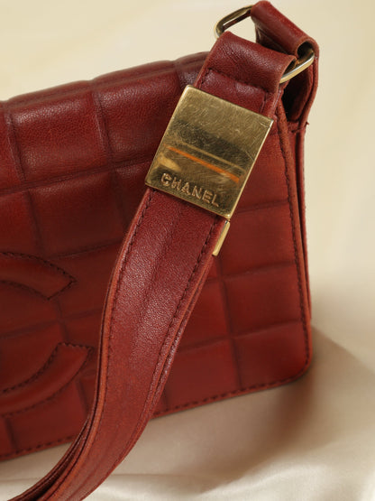 Chanel Burgundy Chocolate Bar