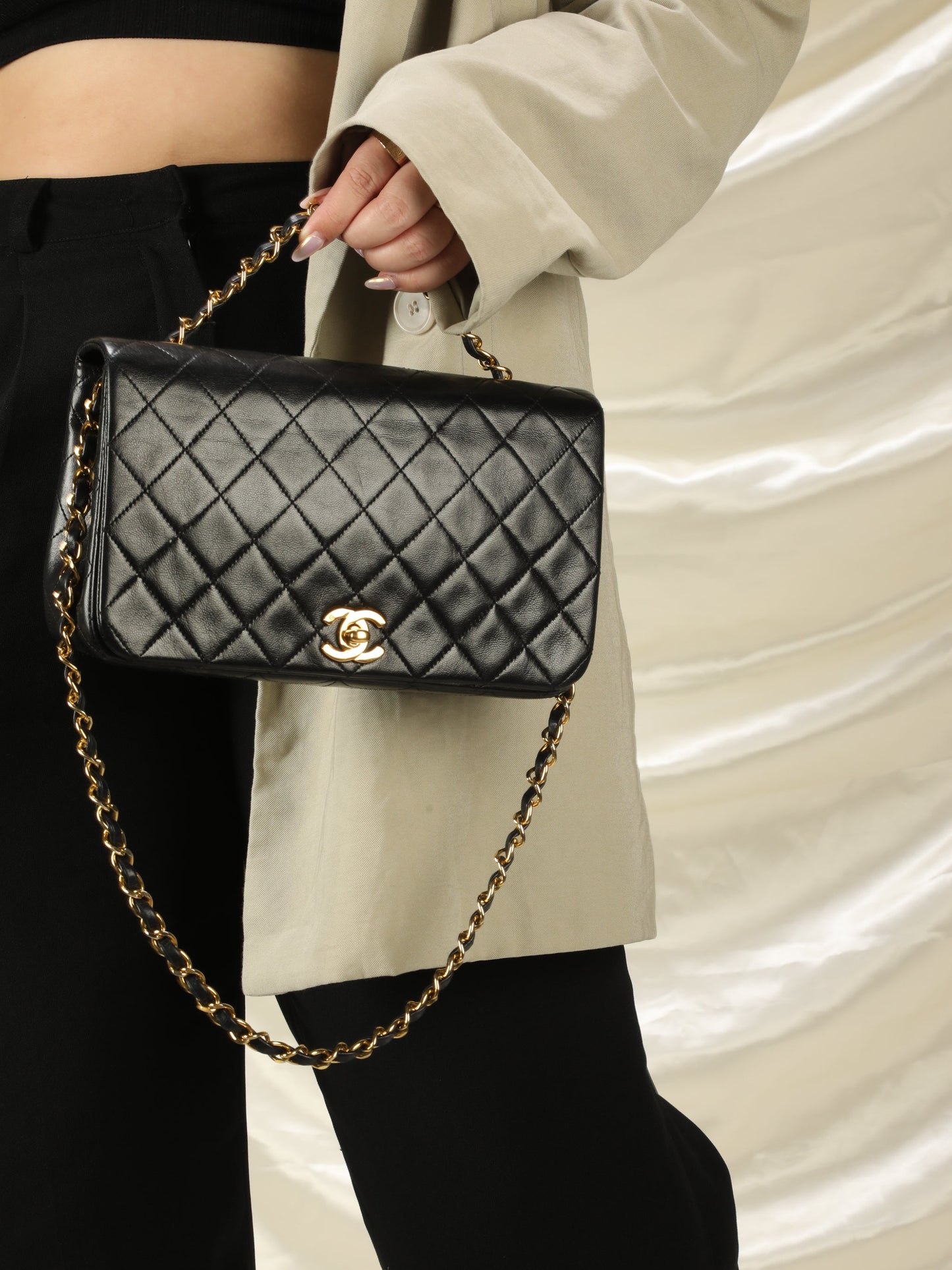 Chanel Medium Turnlock Full Flap