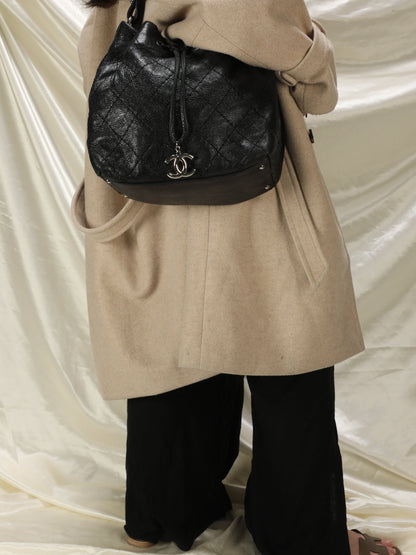 Chanel Caviar Quilted Bucket Bag