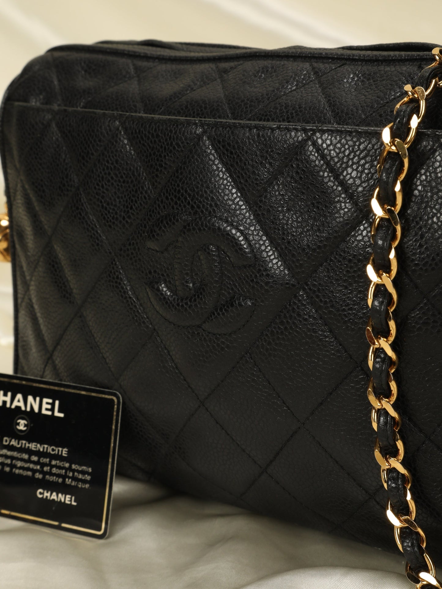 Chanel Timeless Caviar Camera Bag