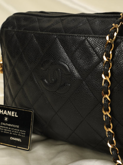 Chanel Timeless Caviar Camera Bag