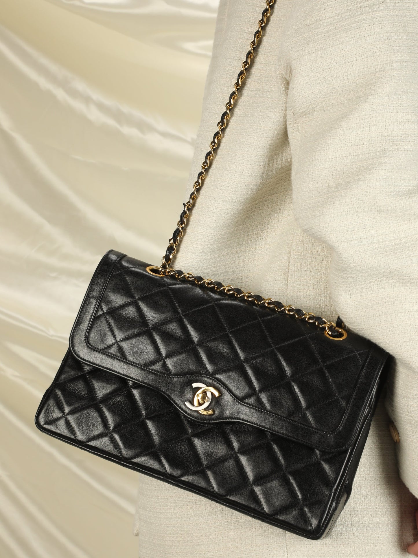 Chanel Two-Tone Medium Flap Bag