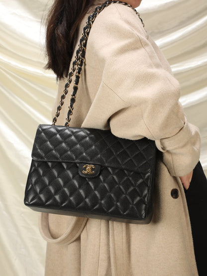 Chanel Caviar Jumbo Flap Bag