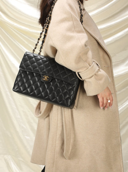 Chanel Caviar Jumbo Flap Bag