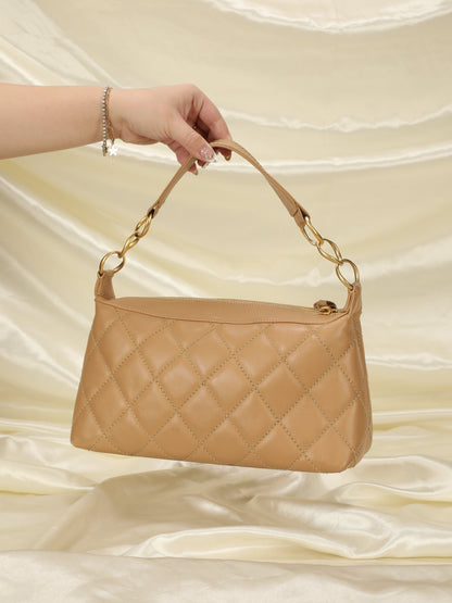Chanel Surpique Beige Hobo