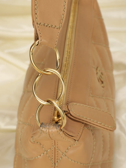 Chanel Surpique Beige Hobo