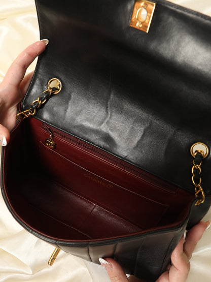 Chanel Vertical Lambskin Medium Flap