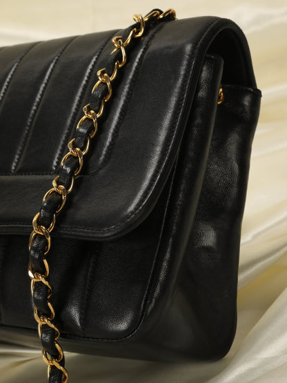 Chanel Vertical Lambskin Medium Flap