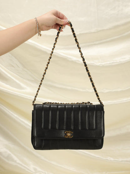Chanel Vertical Lambskin Medium Flap