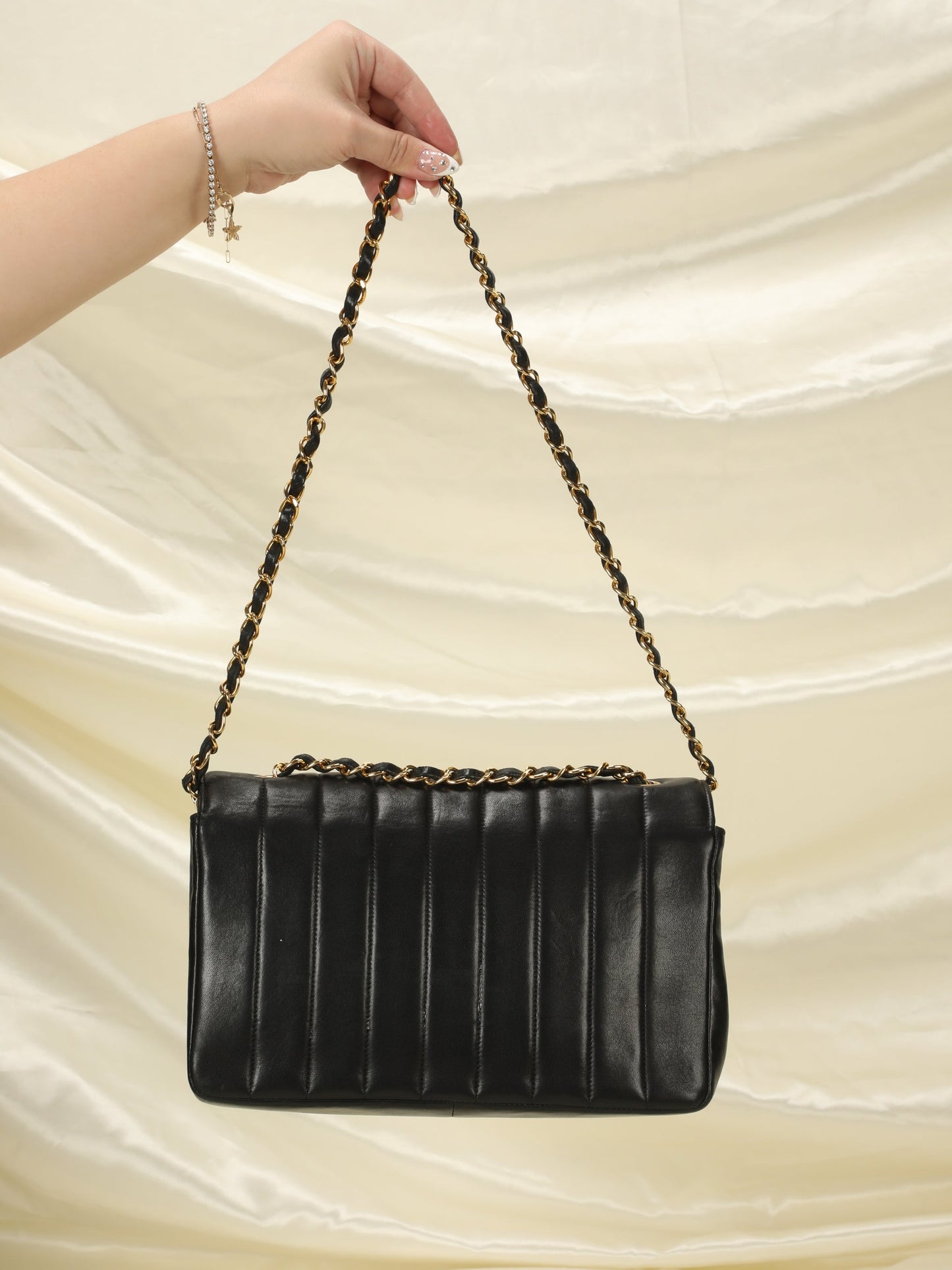 Chanel Vertical Lambskin Medium Flap
