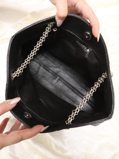 Chanel Caviar Chain Tote