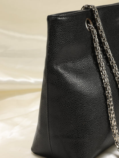 Chanel Caviar Chain Tote