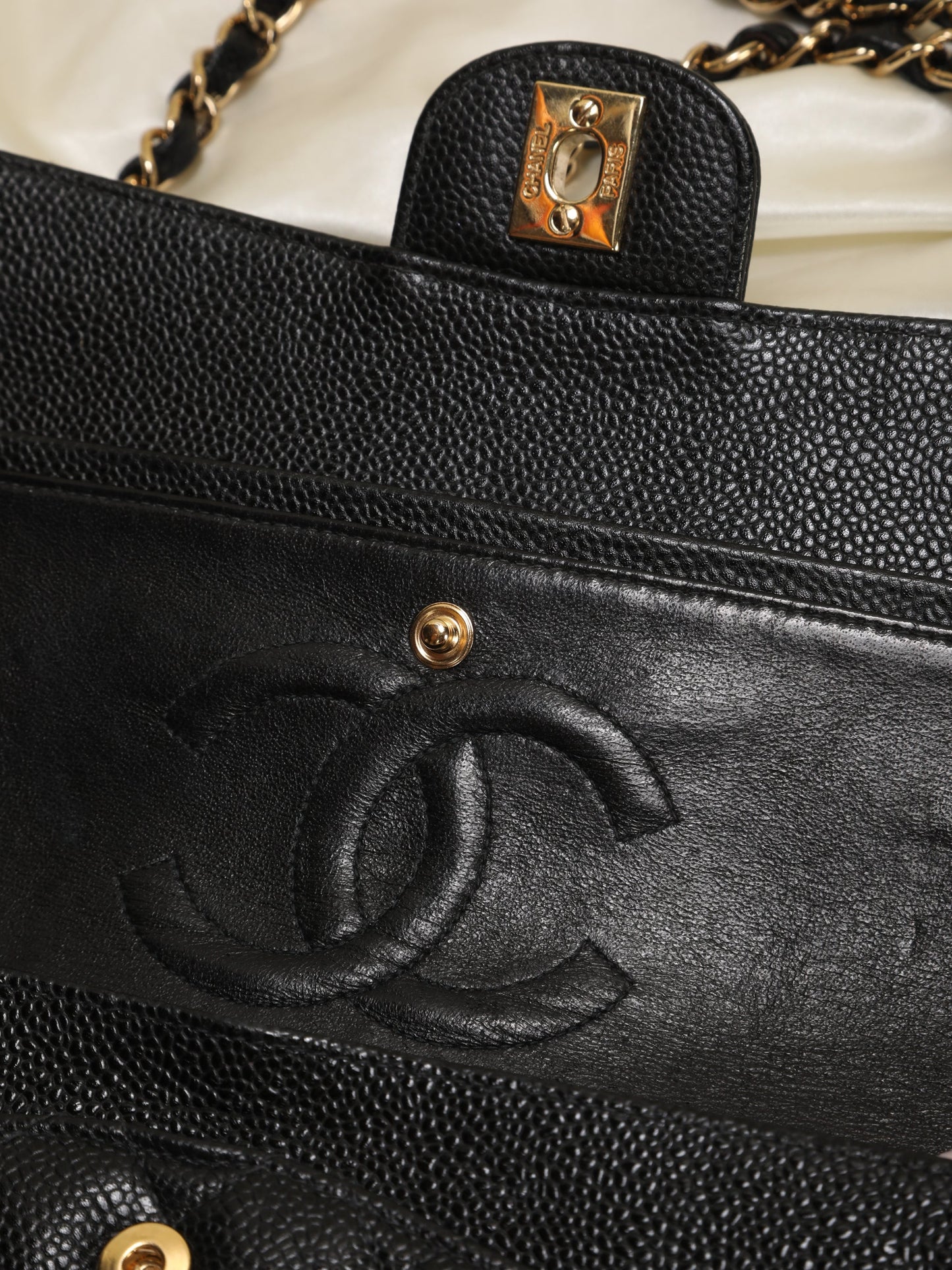 Chanel Caviar Medium Double Flap