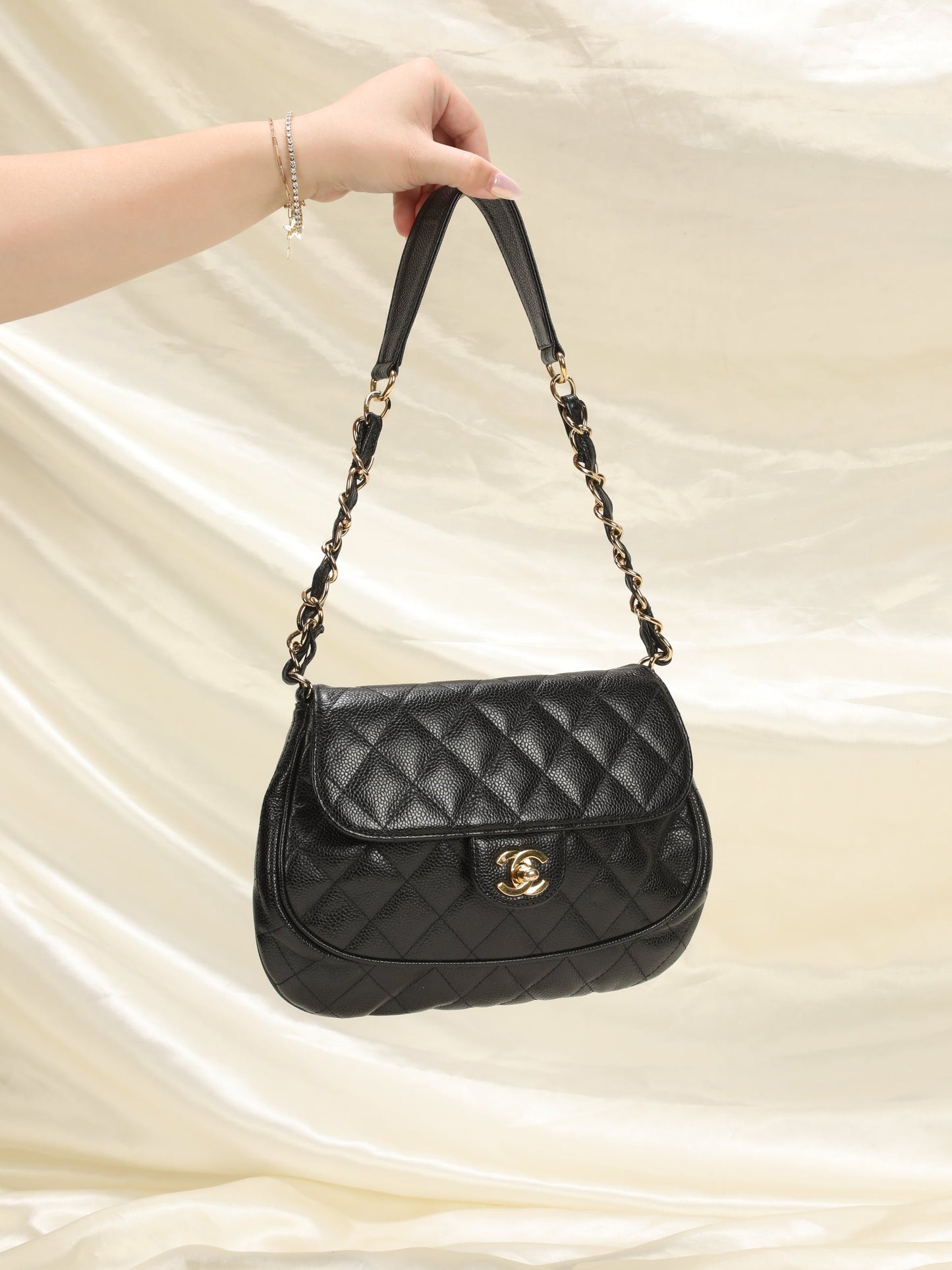 Extremely Rare Chanel Caviar Shoulder Bag