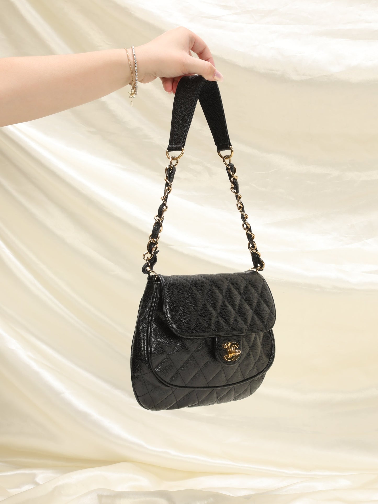 Extremely Rare Chanel Caviar Shoulder Bag