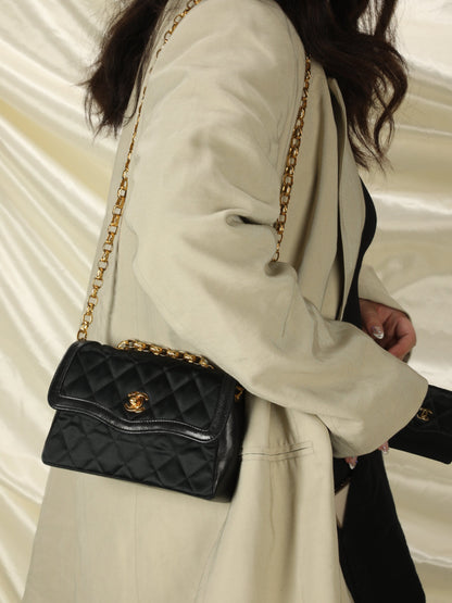 Extremely Rare Chanel Satin Bijoux Mini Bag & Wallet