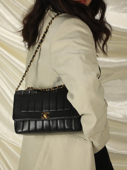 Chanel Vertical Lambskin Medium Flap