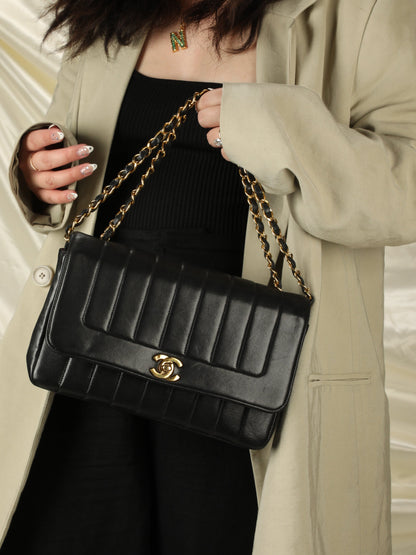 Chanel Vertical Lambskin Medium Flap
