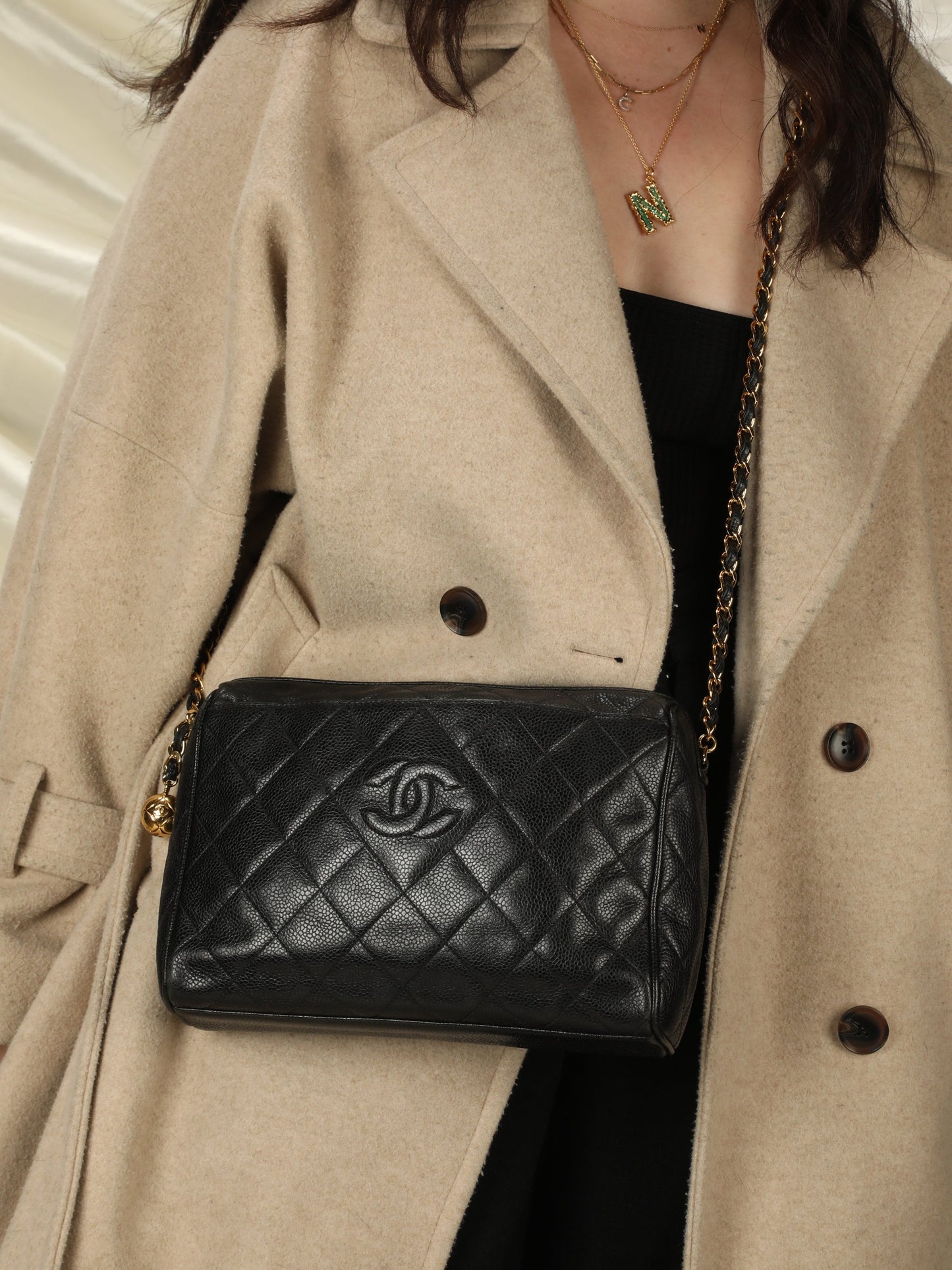 Chanel Timeless Caviar Camera Bag