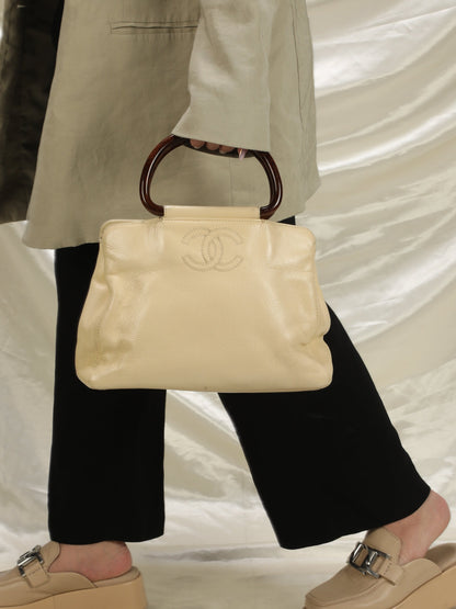 Chanel Caviar Acrylic Tote