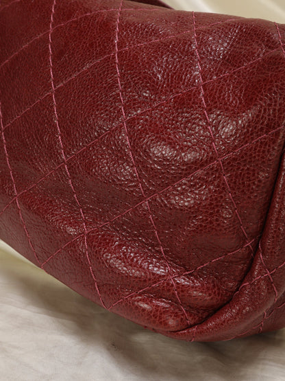 Chanel Caviar Red Shoulder Bag