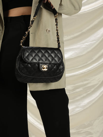 Extremely Rare Chanel Caviar Shoulder Bag