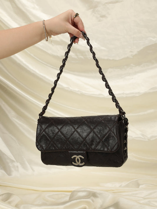 Chanel Caviar Chain Flap Bag