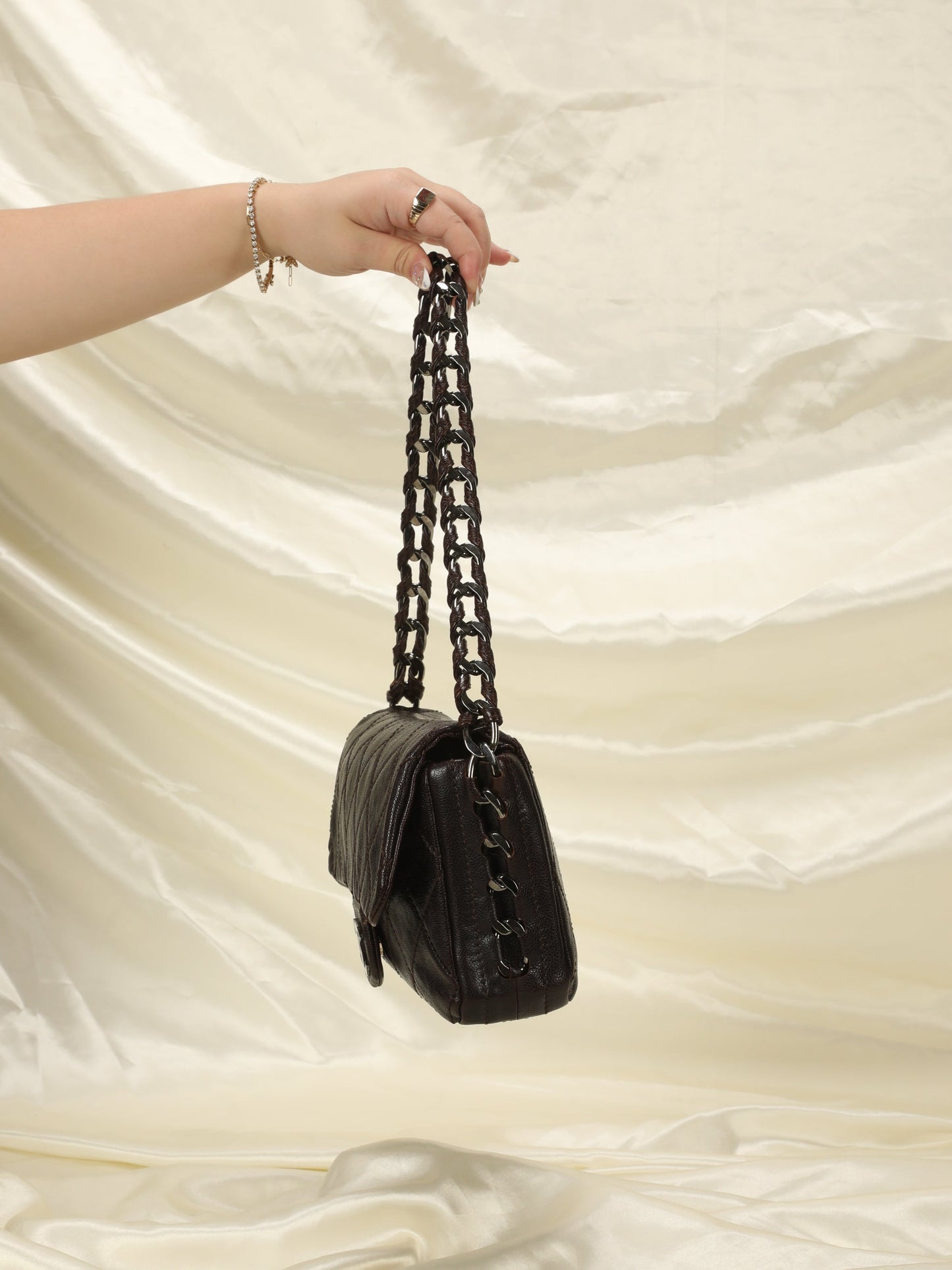 Chanel Caviar Chain Flap Bag