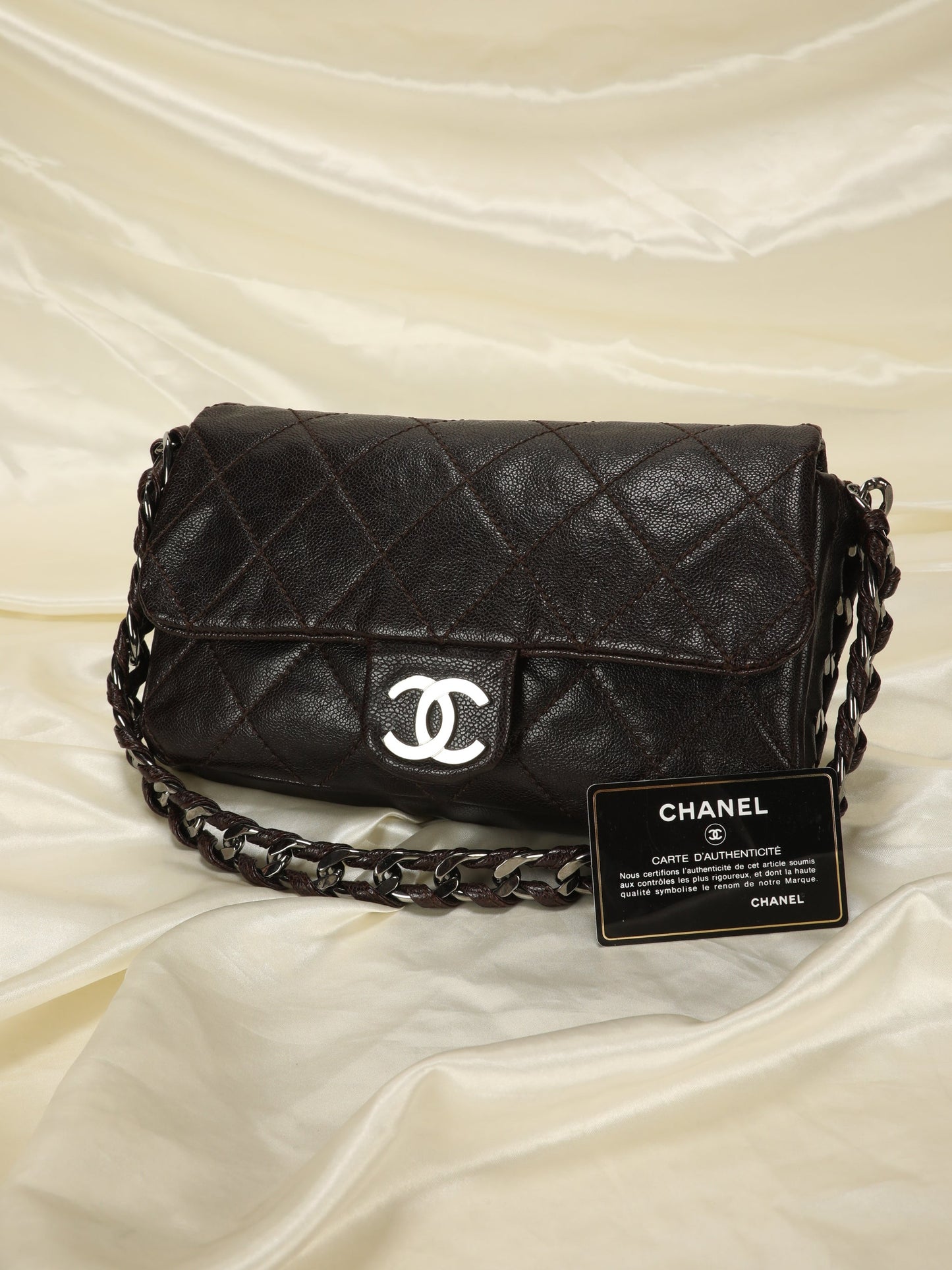 Chanel Caviar Chain Flap Bag