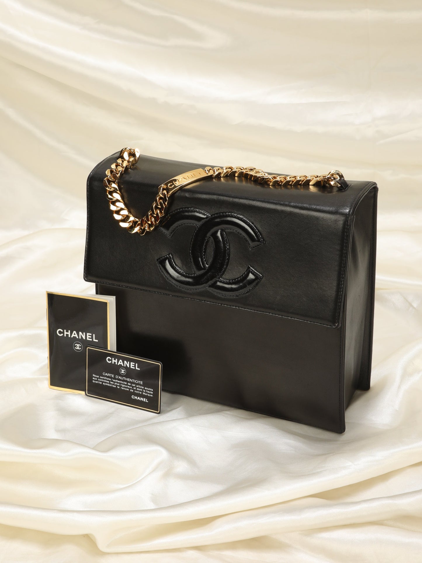 Extremely Rare Chanel Timeless Curb Chain Bag