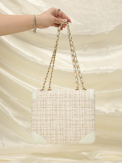 Chanel Tweed Square Flap Bag