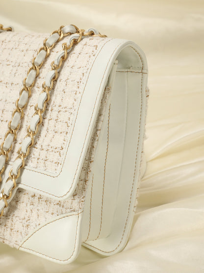 Chanel Tweed Square Flap Bag