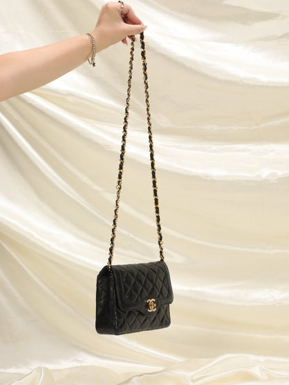 Chanel Two-Tone Quilted Mini Flap Bag