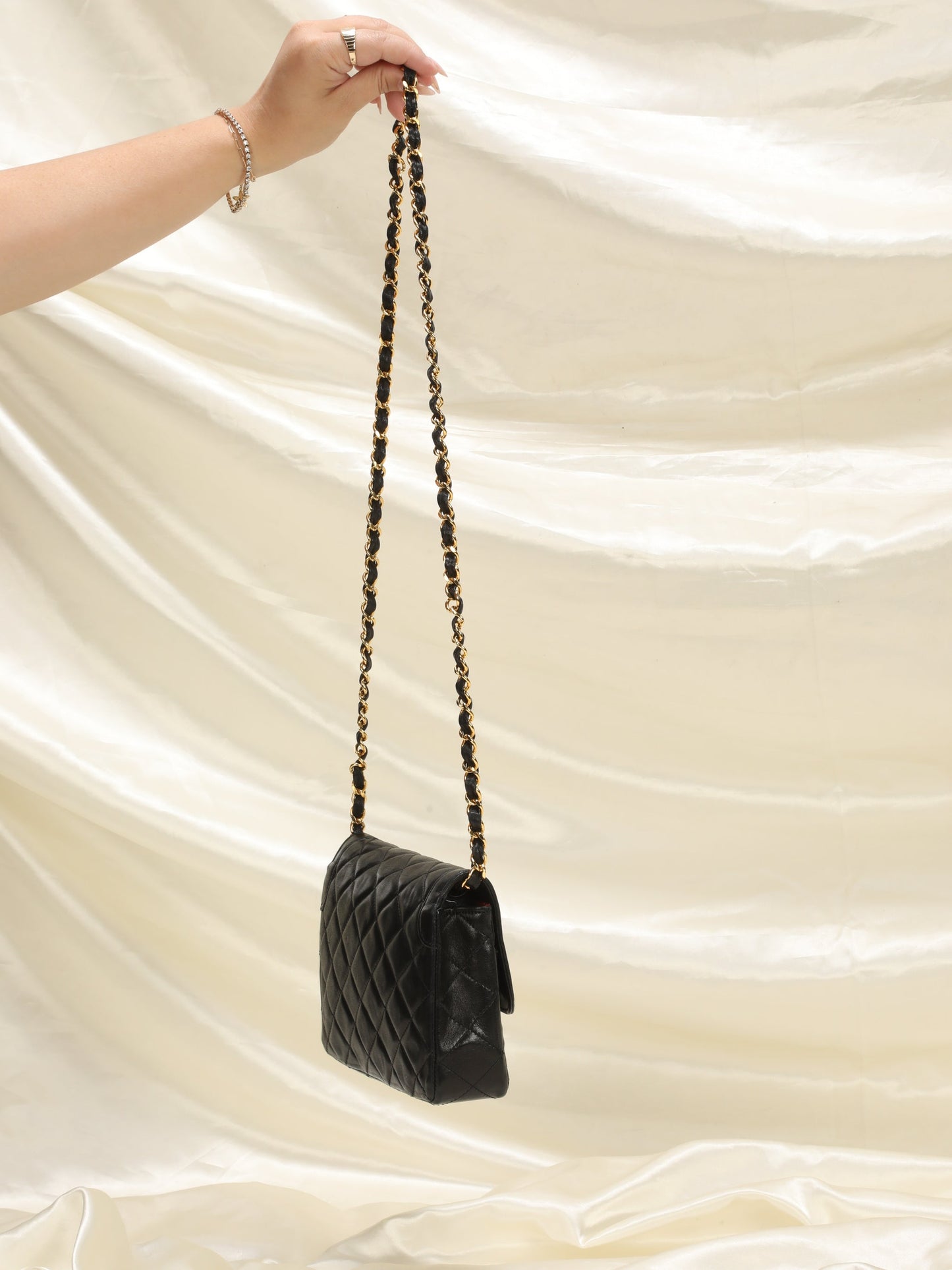 Chanel Two-Tone Quilted Mini Flap Bag