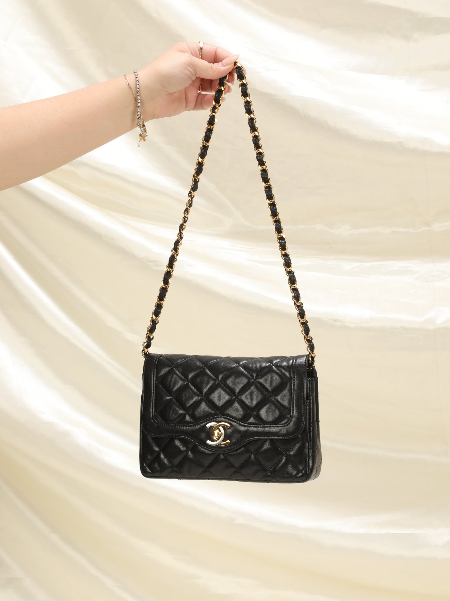 Chanel Two-Tone Quilted Mini Flap Bag