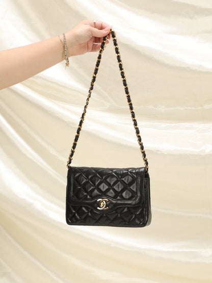 Chanel Two-Tone Quilted Mini Flap Bag