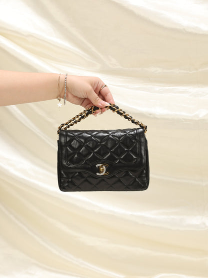 Chanel Two-Tone Quilted Mini Flap Bag