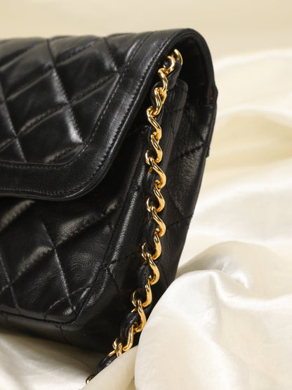Chanel Two-Tone Quilted Mini Flap Bag