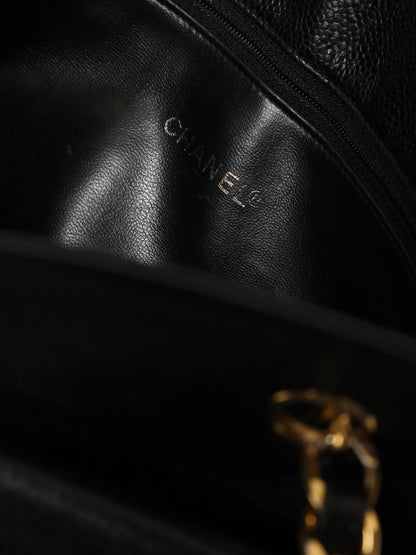 Chanel Turnlock Caviar Double-Sided Tote
