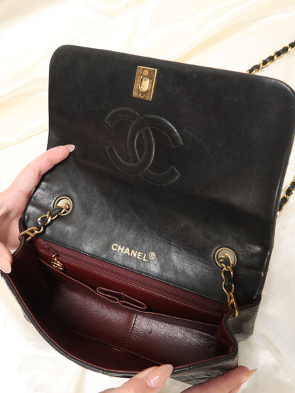 Chanel Medium Lambskin Turnlock Full Flap