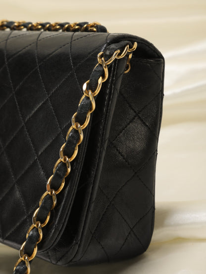 Chanel Medium Lambskin Turnlock Full Flap