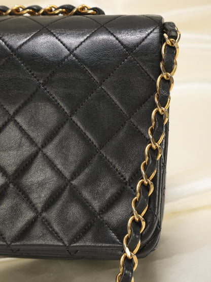 Chanel Medium Lambskin Turnlock Full Flap