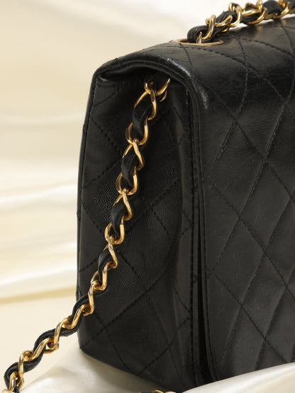 Chanel Medium Lambskin Turnlock Full Flap